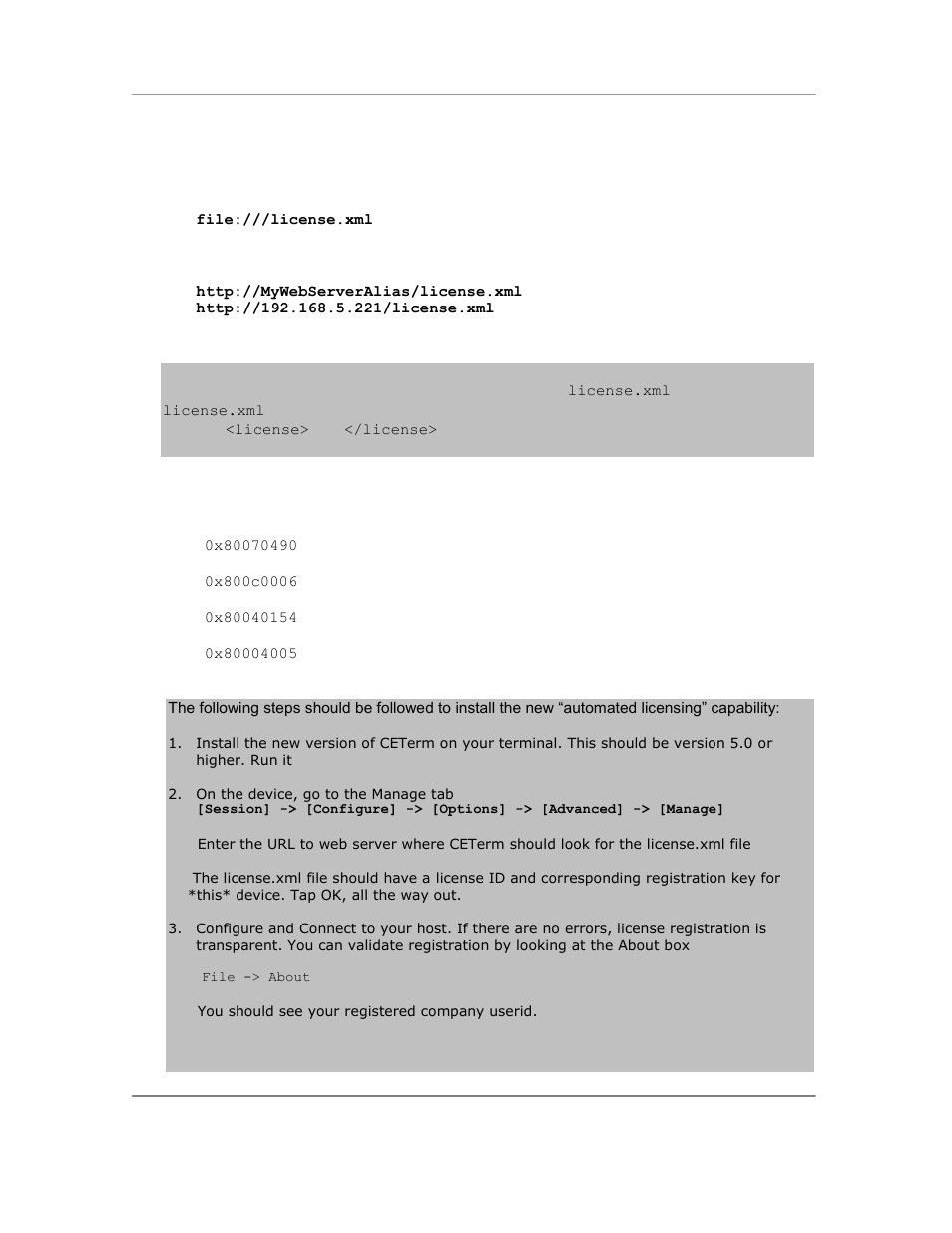 Casio Naurtech CETerm Ver.5.5 User Manual User Manual | Page 103 / 160