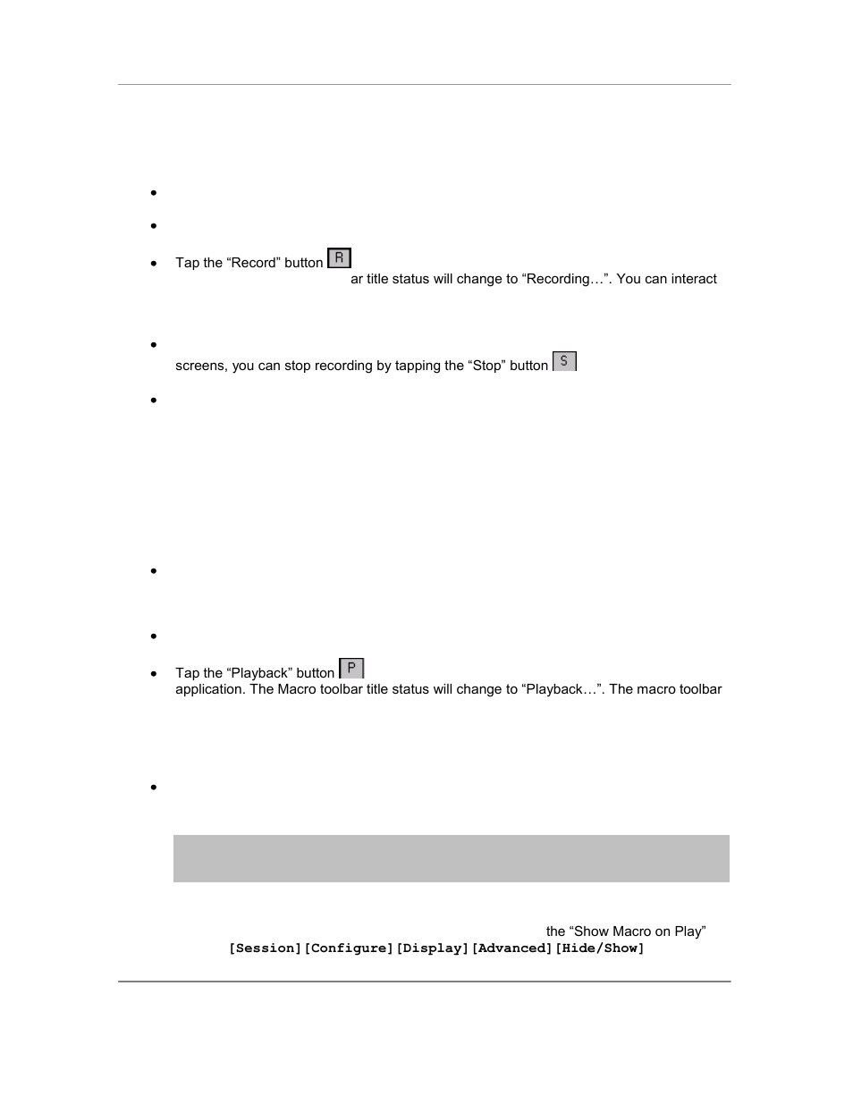 Recording, Playback | Casio Naurtech CETerm Ver.5.5 User Manual User Manual | Page 136 / 160