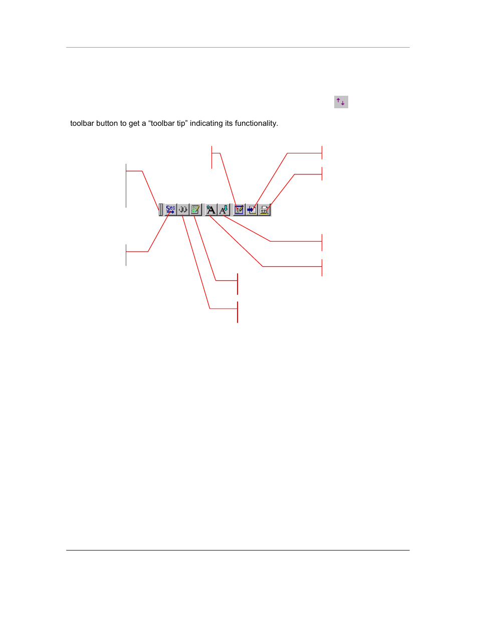 Application toolbar | Casio Naurtech CETerm Ver.5.5 User Manual User Manual | Page 33 / 160