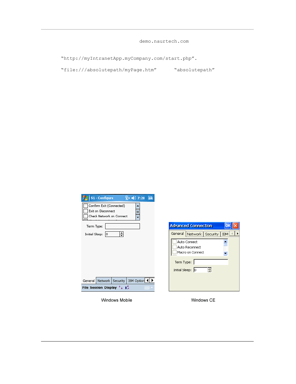 General | Casio Naurtech CETerm Ver.5.5 User Manual User Manual | Page 36 / 160