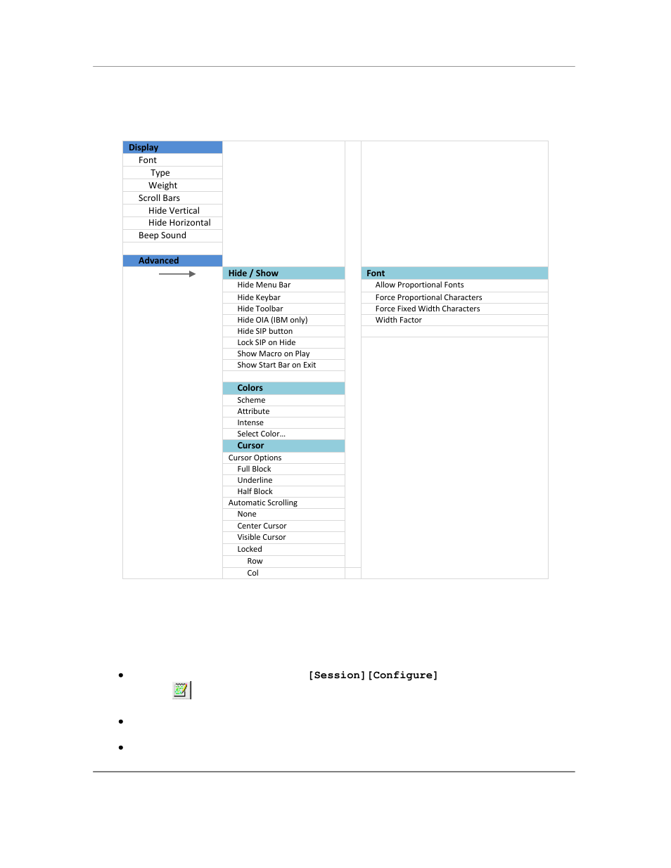 Display | Casio Naurtech CETerm Ver.5.5 User Manual User Manual | Page 62 / 160