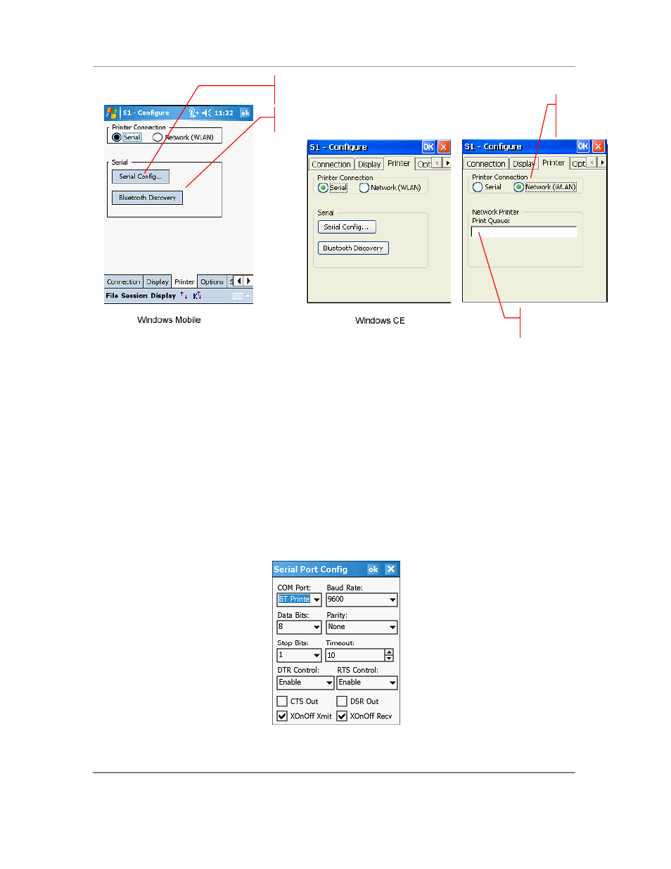 Serial config | Casio Naurtech CETerm Ver.5.5 User Manual User Manual | Page 72 / 160