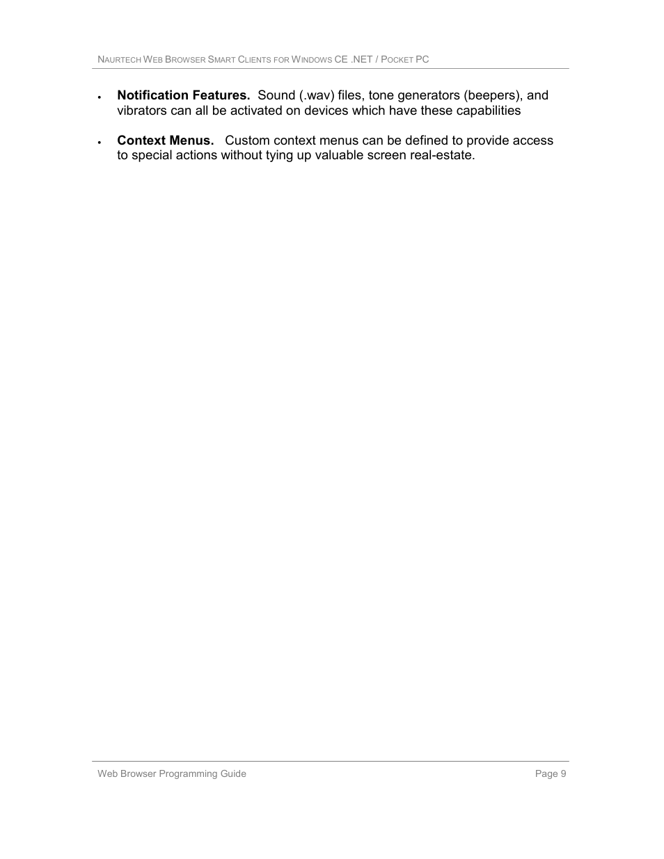 Casio Naurtech CETerm Ver.5.1 Web Browser Programming Manual User Manual | Page 9 / 79