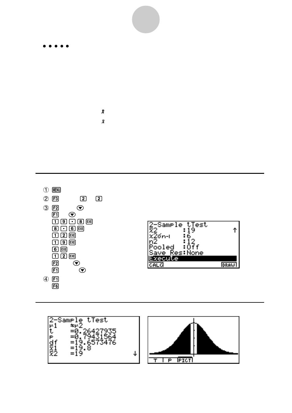 Casio ALGEBRA FX2.0 Advanced Statistics Examples 1 User Manual | Page 15 / 25