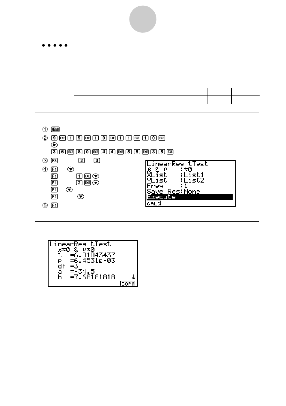 Casio ALGEBRA FX2.0 Advanced Statistics Examples 1 User Manual | Page 17 / 25