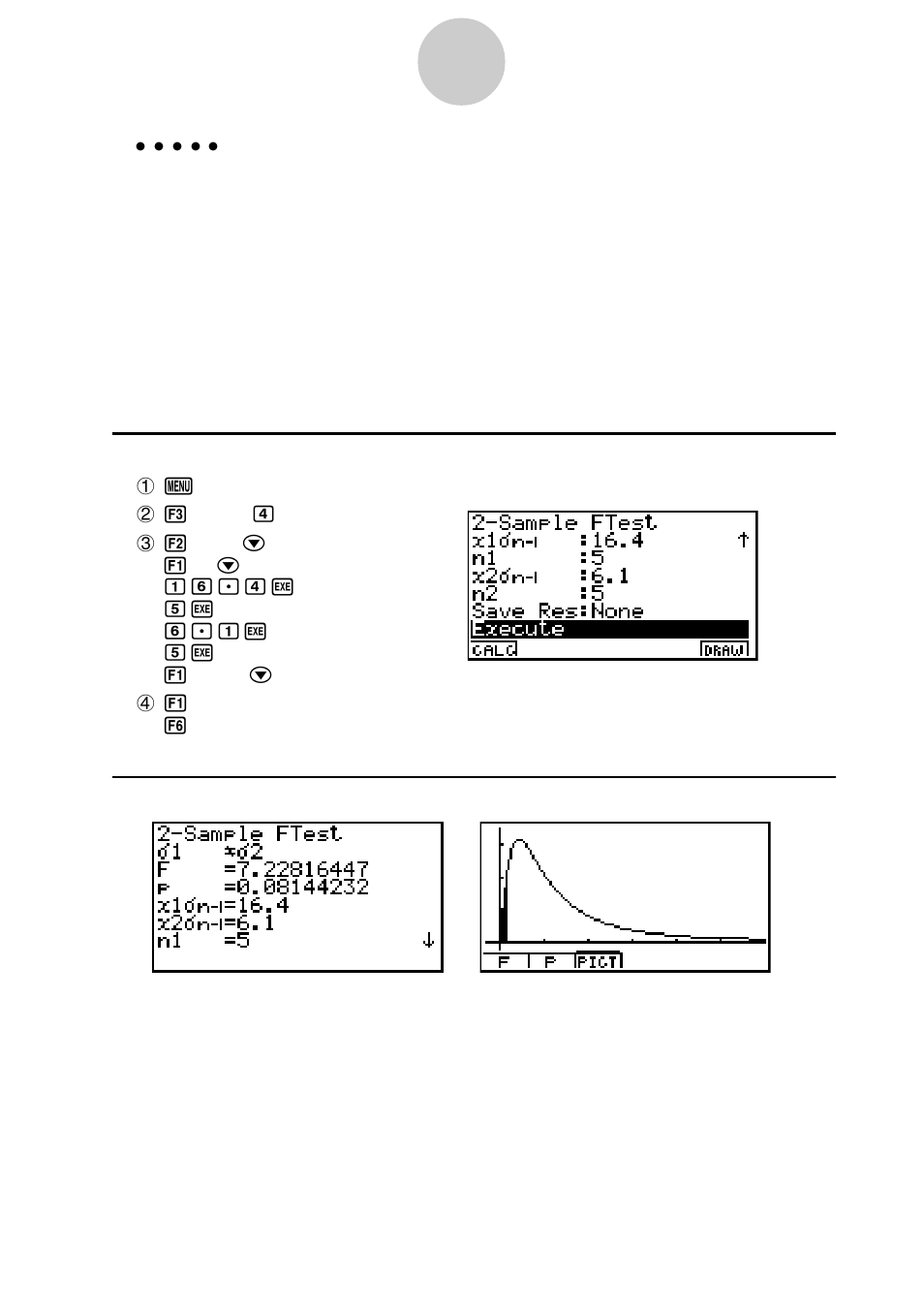 Casio ALGEBRA FX2.0 Advanced Statistics Examples 1 User Manual | Page 21 / 25