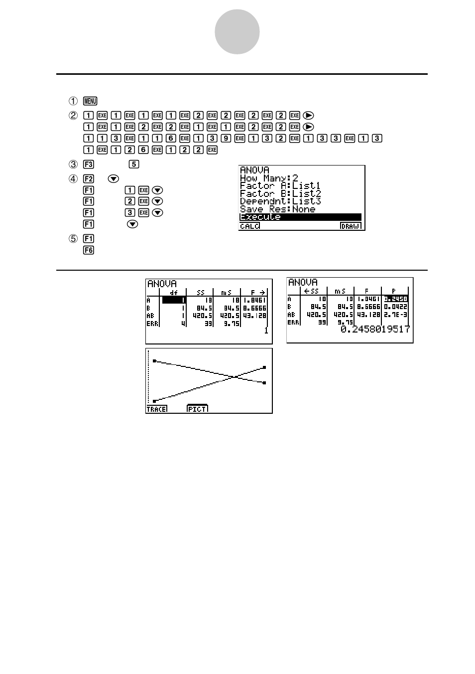 Casio ALGEBRA FX2.0 Advanced Statistics Examples 1 User Manual | Page 25 / 25