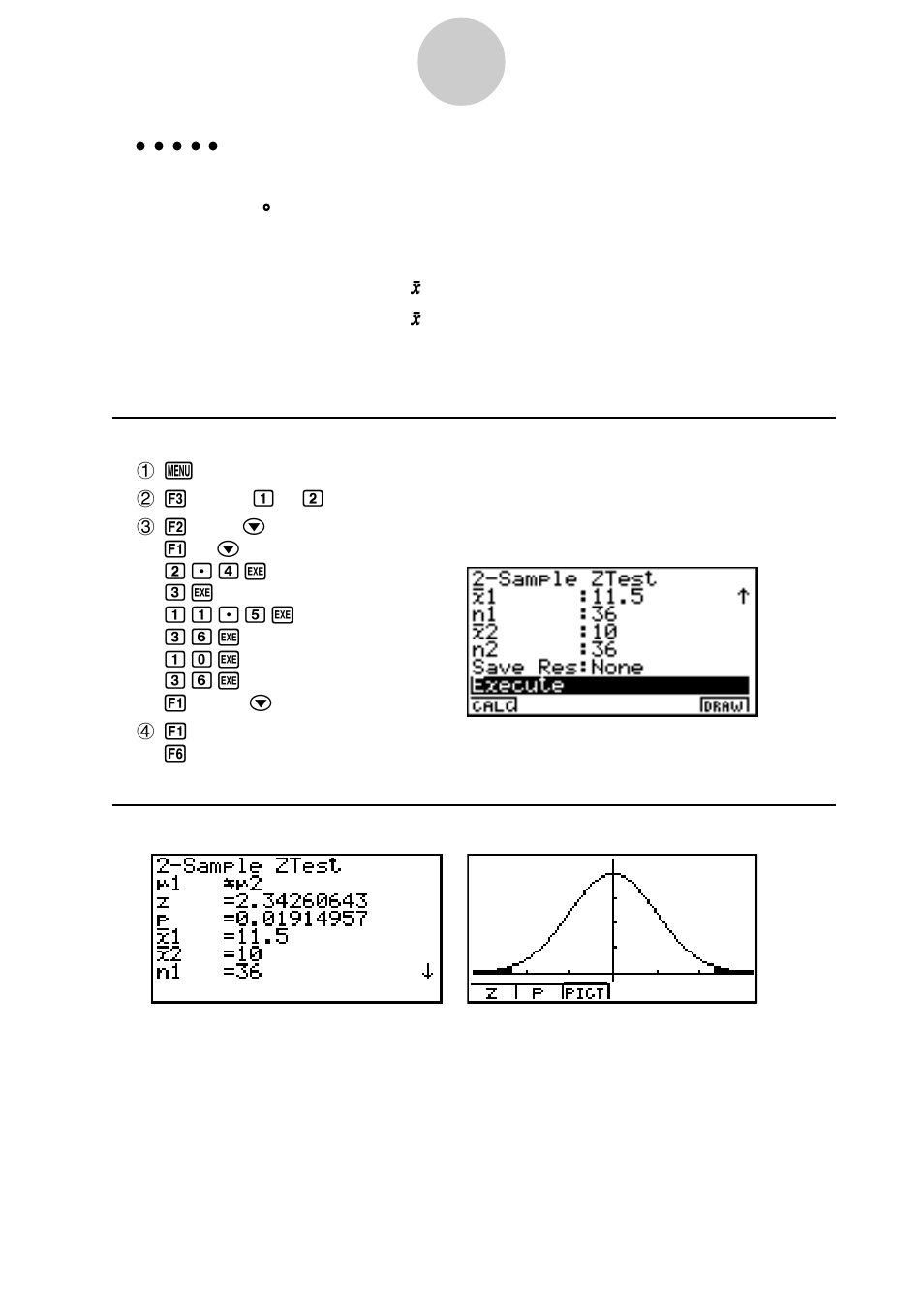 Casio ALGEBRA FX2.0 Advanced Statistics Examples 1 User Manual | Page 5 / 25