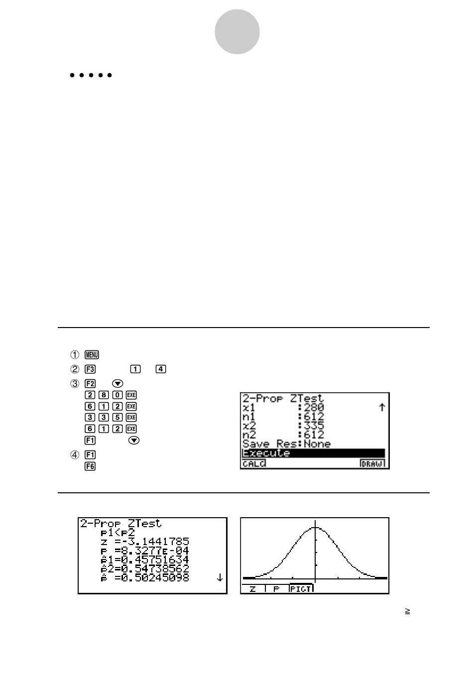 Casio ALGEBRA FX2.0 Advanced Statistics Examples 1 User Manual | Page 9 / 25