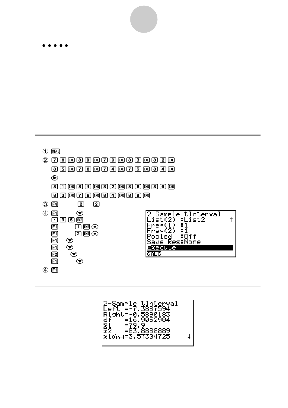 Casio ALGEBRA FX2.0 Advanced Statistics Examples 2 User Manual | Page 14 / 14