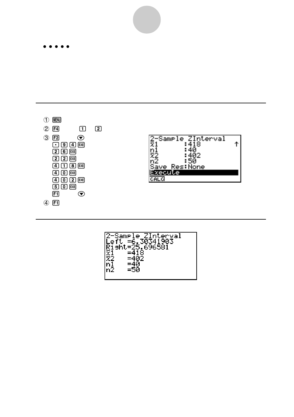 Casio ALGEBRA FX2.0 Advanced Statistics Examples 2 User Manual | Page 4 / 14
