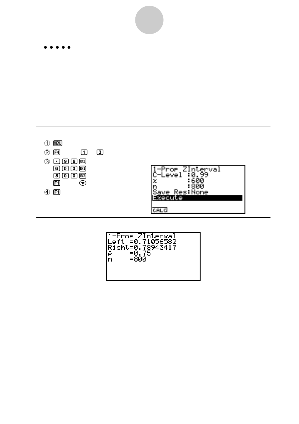 Casio ALGEBRA FX2.0 Advanced Statistics Examples 2 User Manual | Page 6 / 14