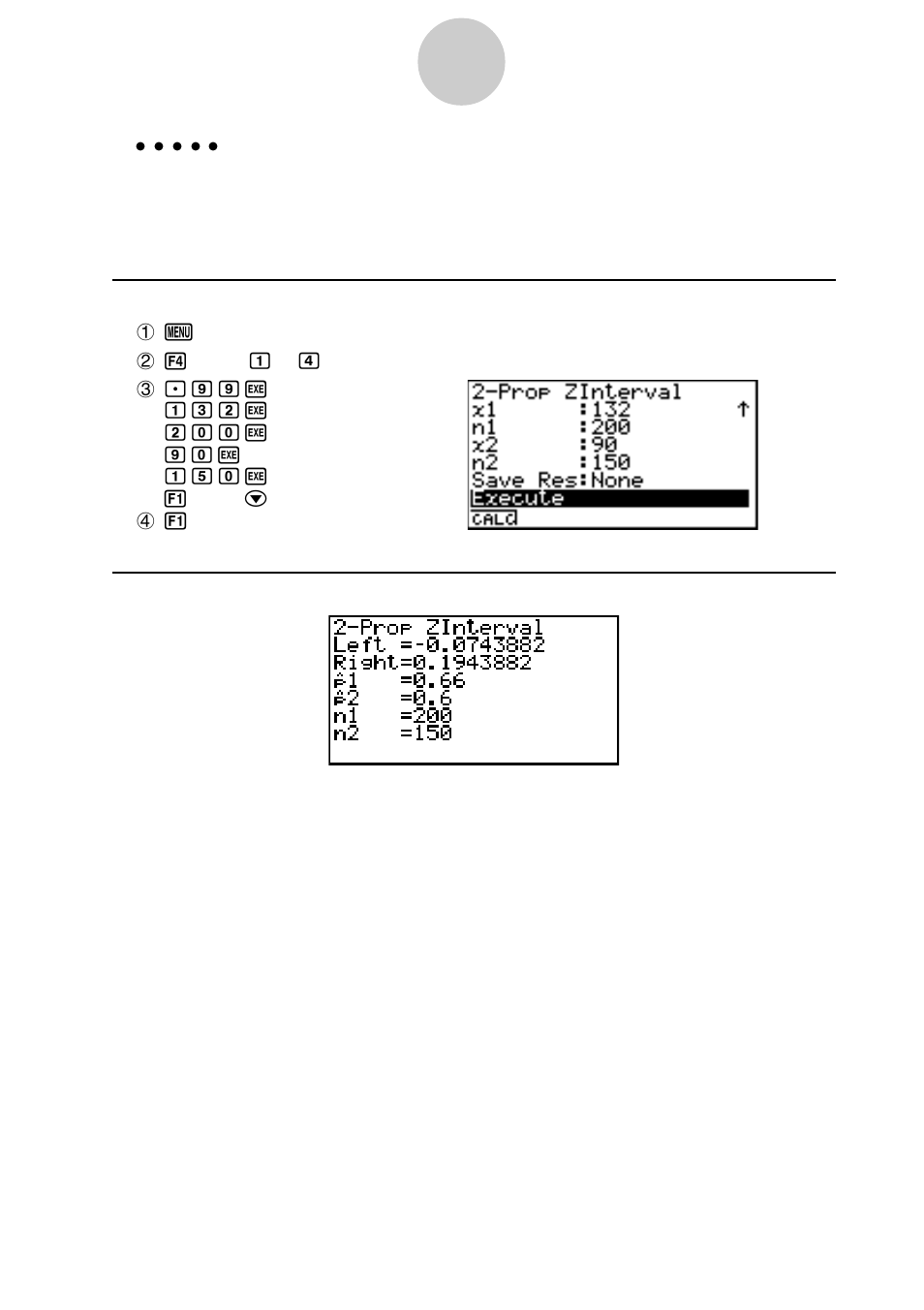 Casio ALGEBRA FX2.0 Advanced Statistics Examples 2 User Manual | Page 8 / 14