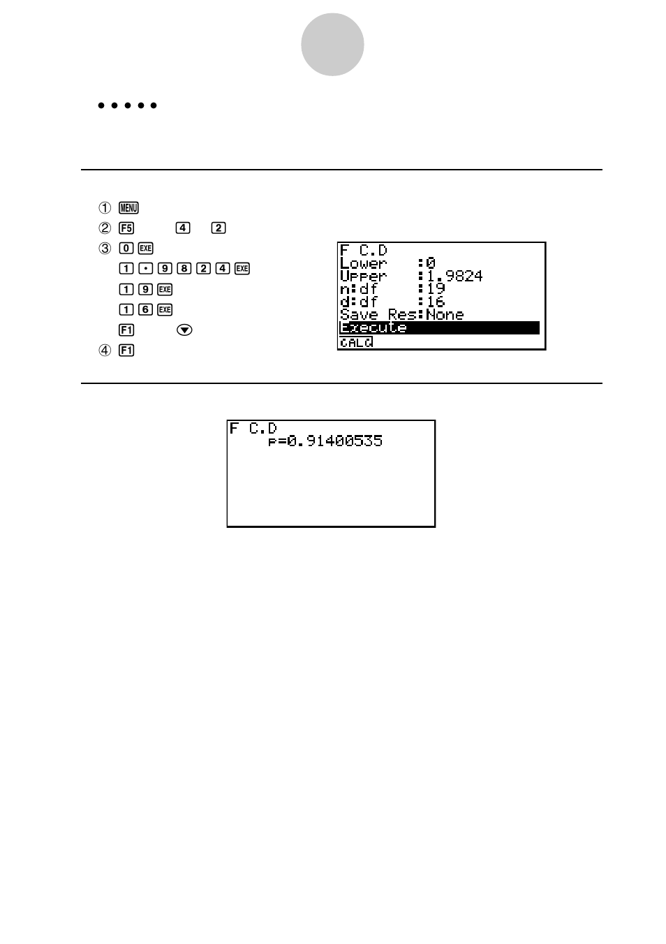 Casio ALGEBRA FX2.0 Advanced Statistics Examples 3 User Manual | Page 18 / 30