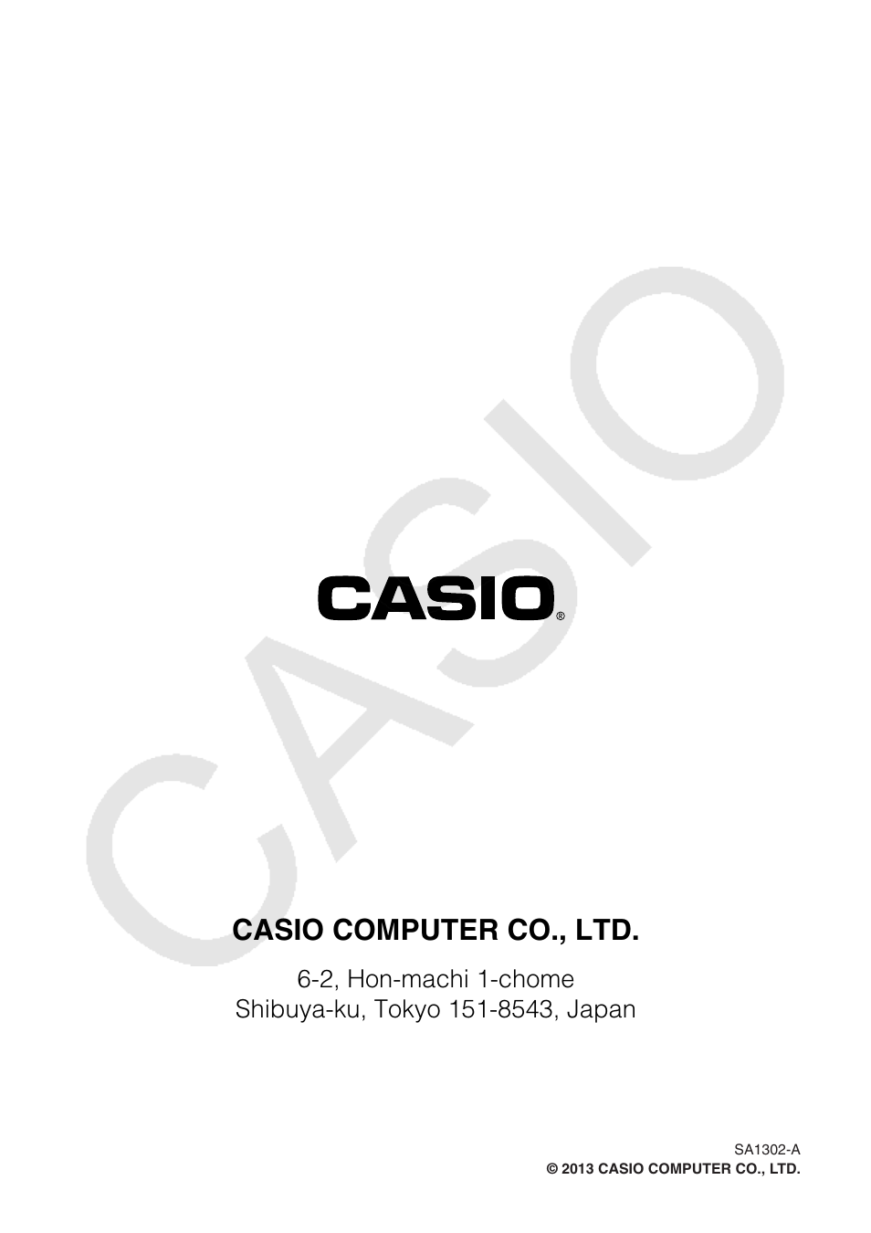 Casio computer co., ltd | Casio Screen Receiver User Manual | Page 29 / 29
