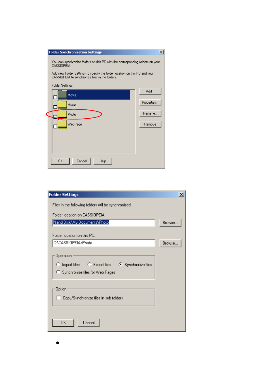 Casio BE-300 Viewing Photographs on CASSIOPEIA User Manual | Page 6 / 10