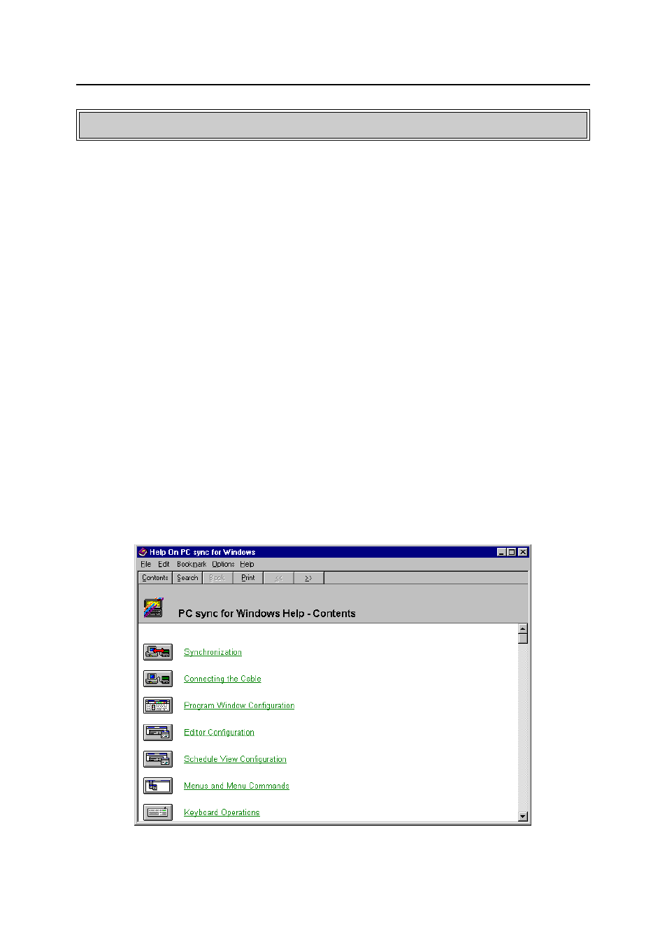 How to use on-line help, 1 the topic overview | Casio PV-750 Plus v3.0 User Manual | Page 32 / 40