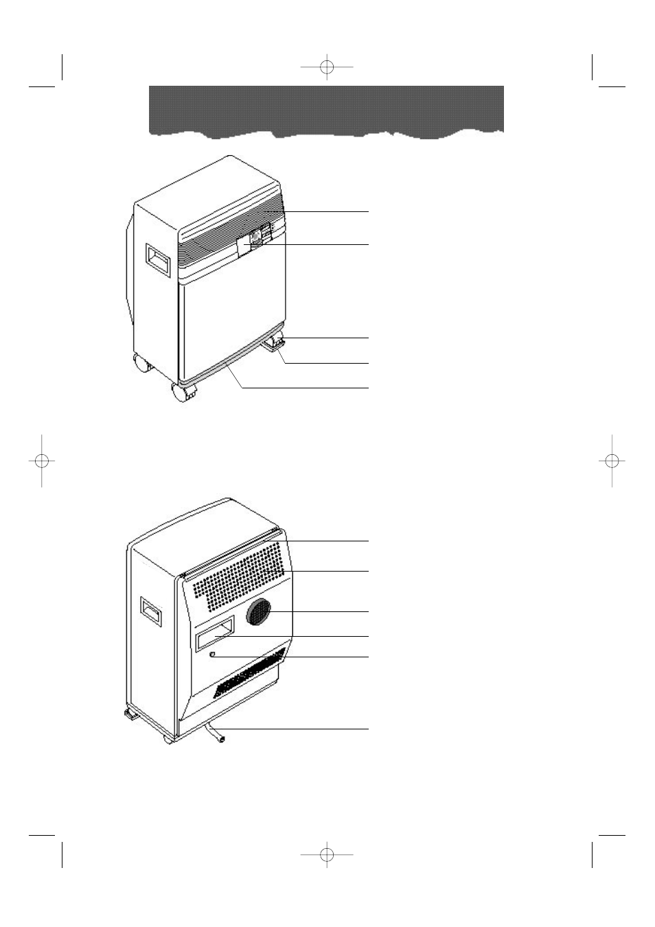 Illustrated main features list | DeLonghi PAC260 User Manual | Page 5 / 15