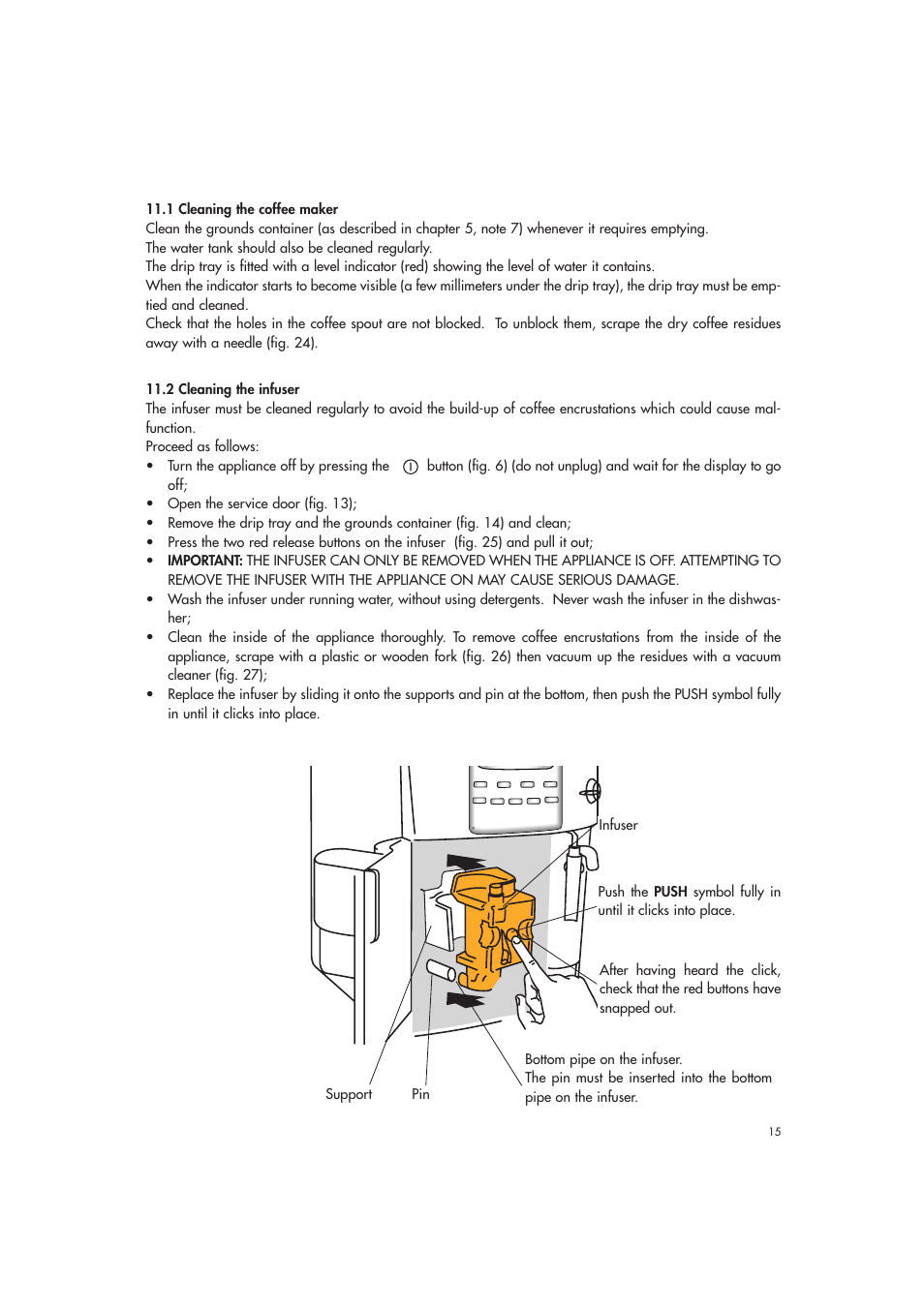 DeLonghi EAM3400 User Manual | Page 15 / 24