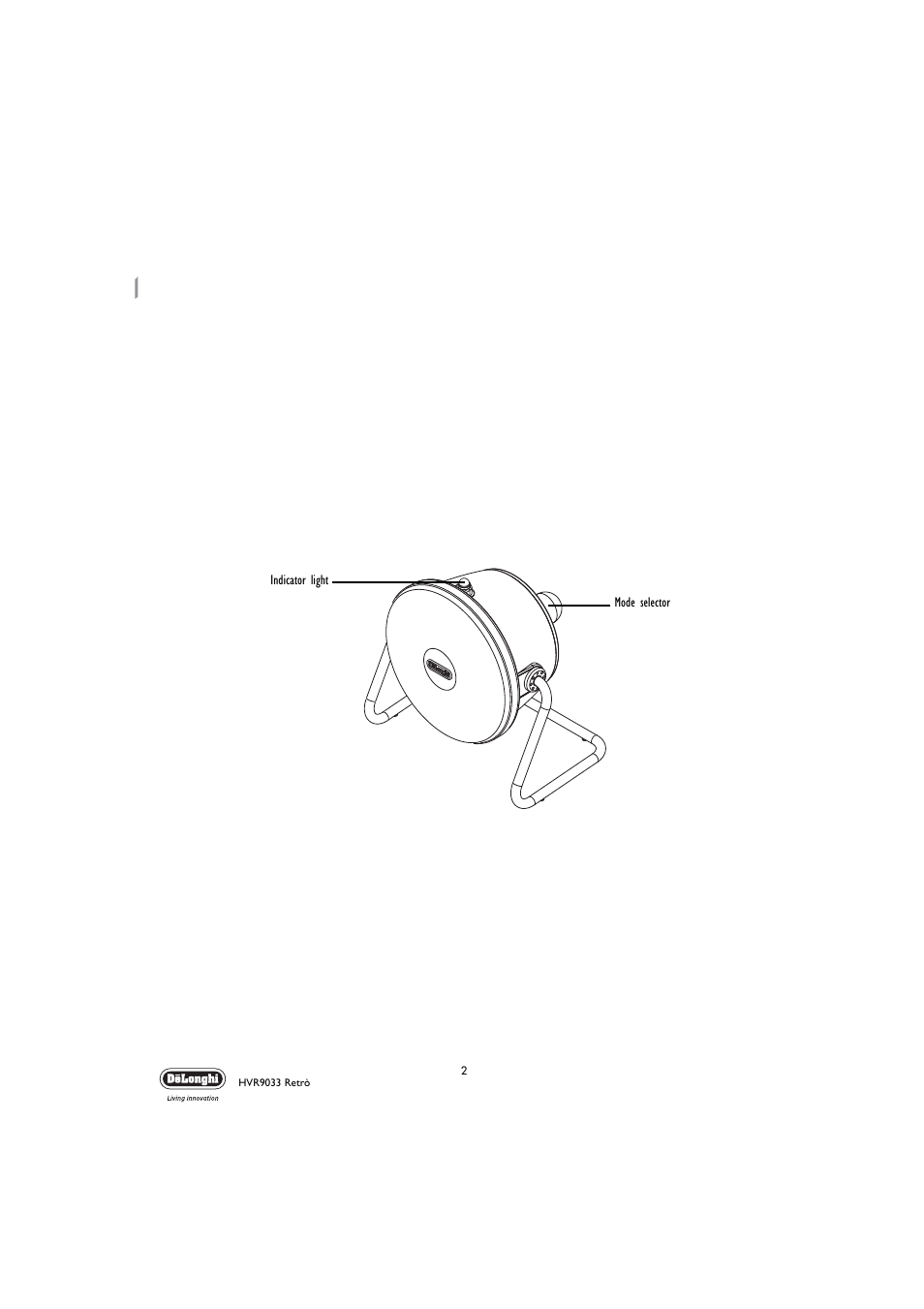 DeLonghi HVR 9033 Retr User Manual | Page 2 / 6