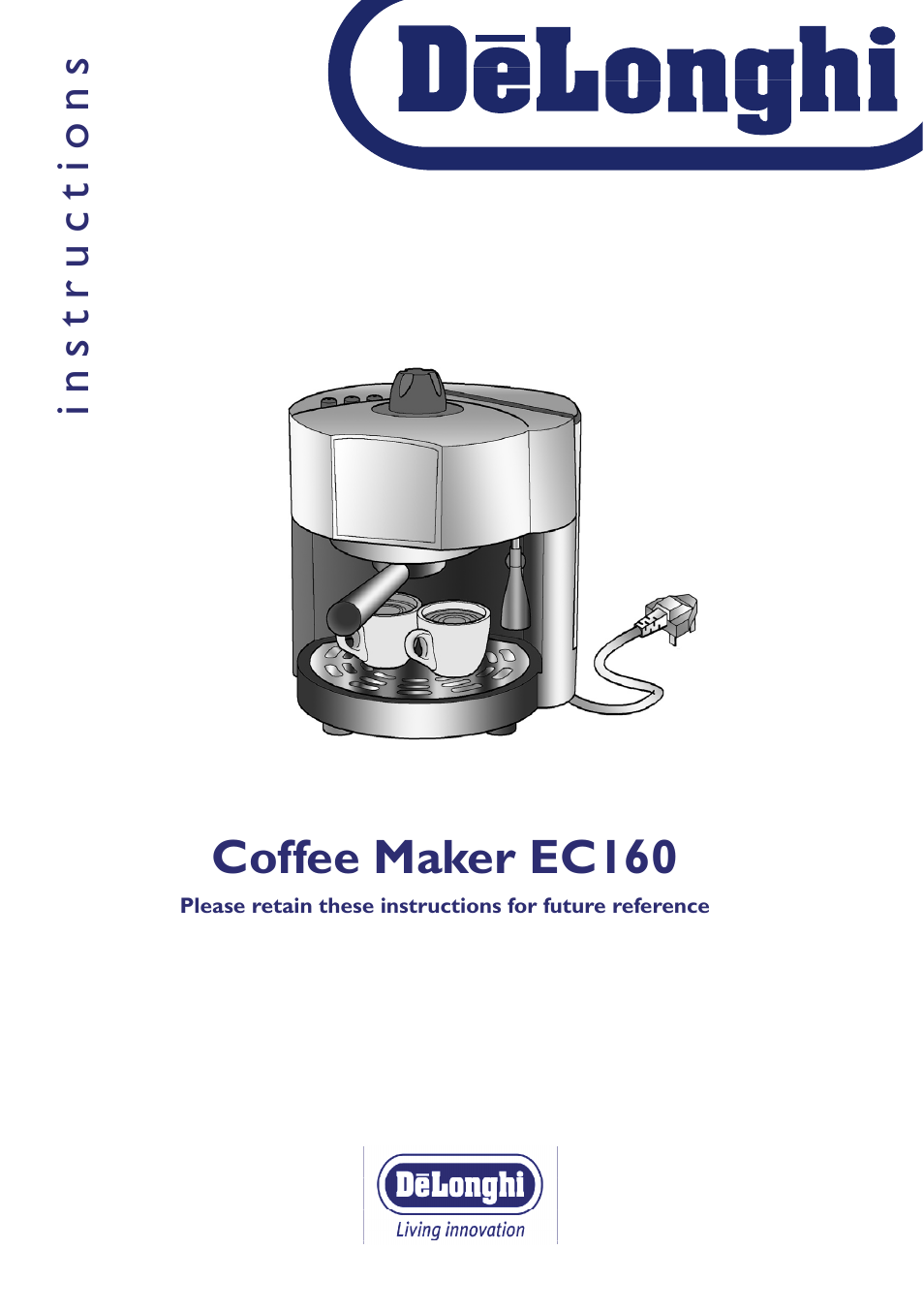 DeLonghi EC160 User Manual | 11 pages
