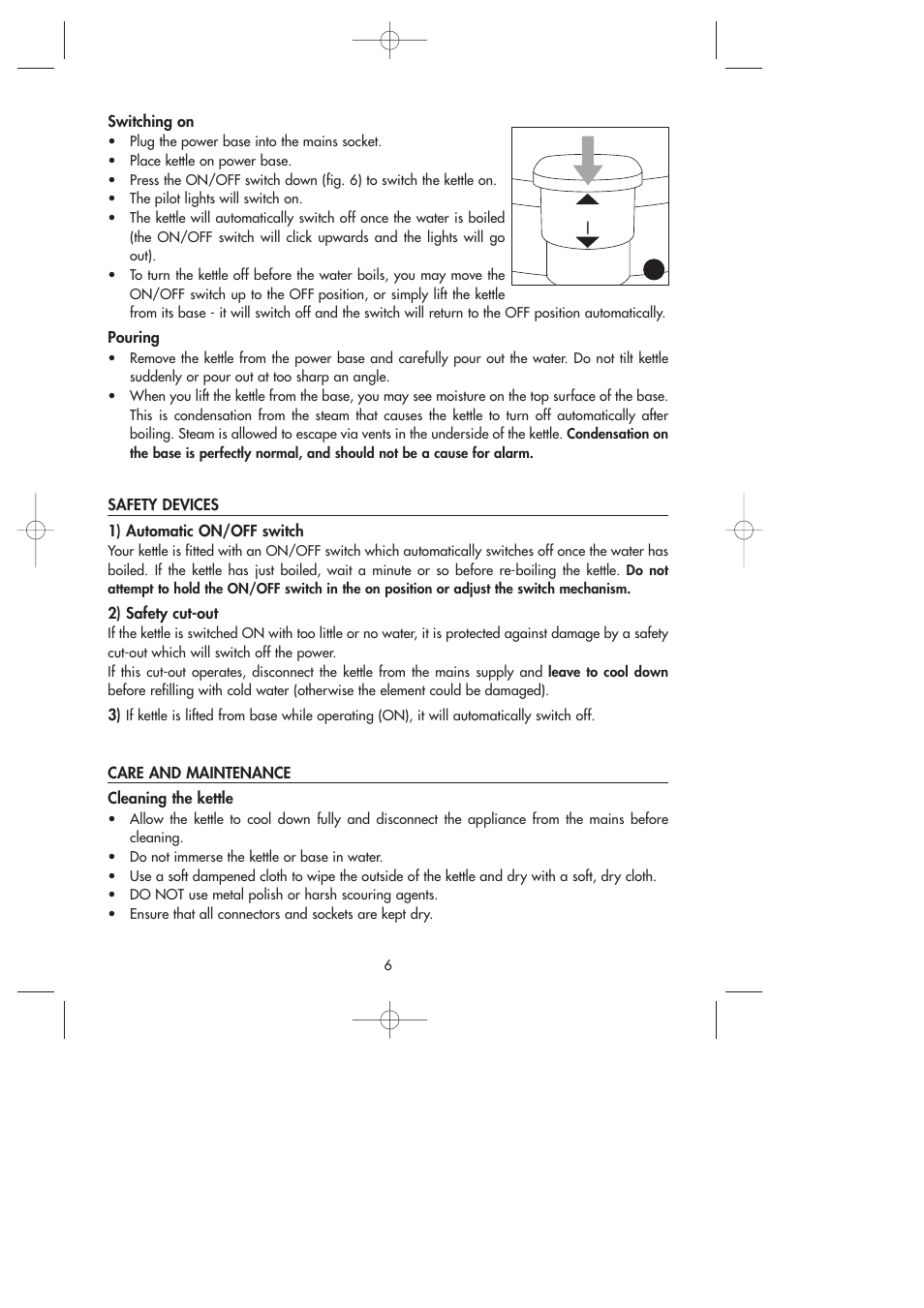 DeLonghi Kettle User Manual | Page 6 / 7