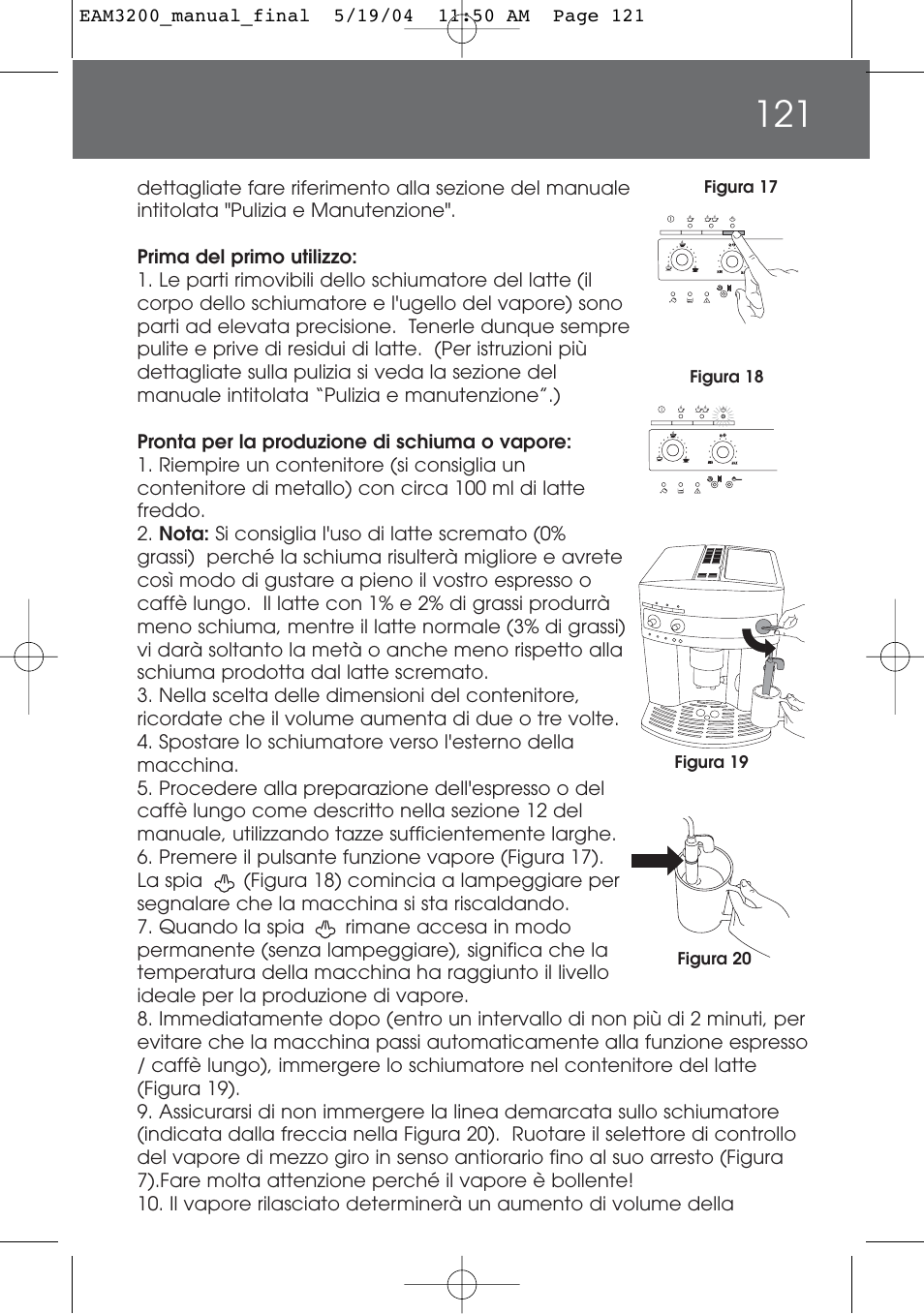 DeLonghi EAM3200 User Manual | Page 121 / 136