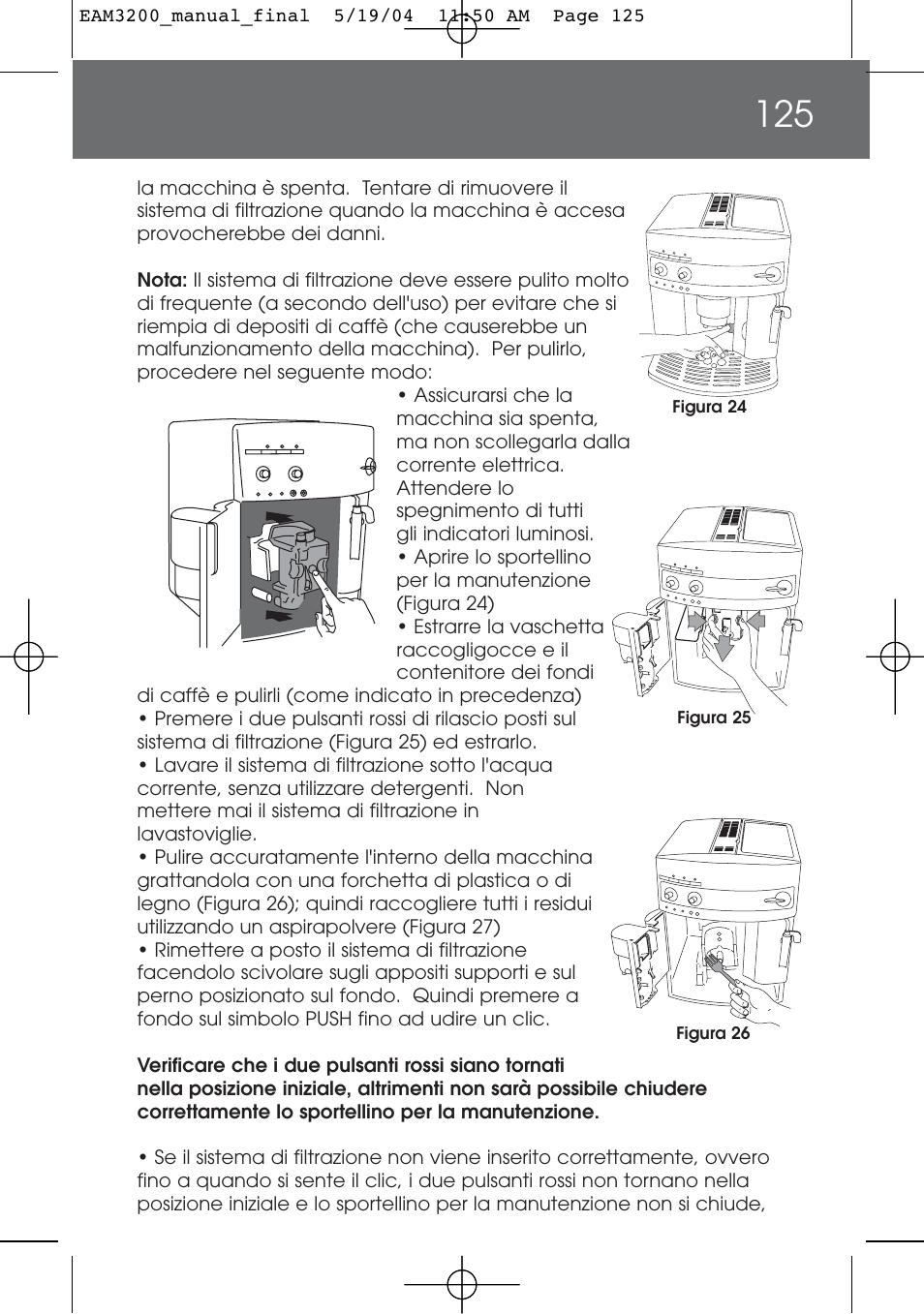 DeLonghi EAM3200 User Manual | Page 125 / 136