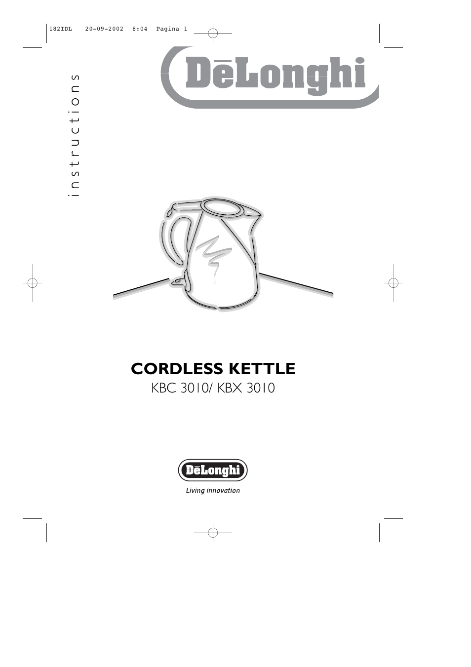 DeLonghi KBC3010 User Manual | 8 pages