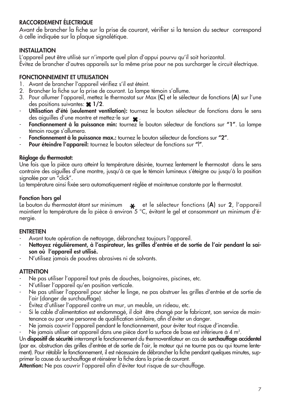 DeLonghi DCH1030 User Manual | Page 7 / 16