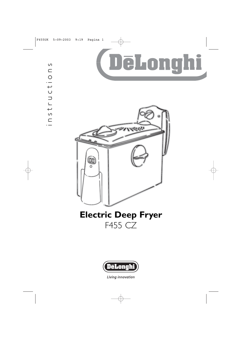 DeLonghi F455 CZ User Manual | 12 pages