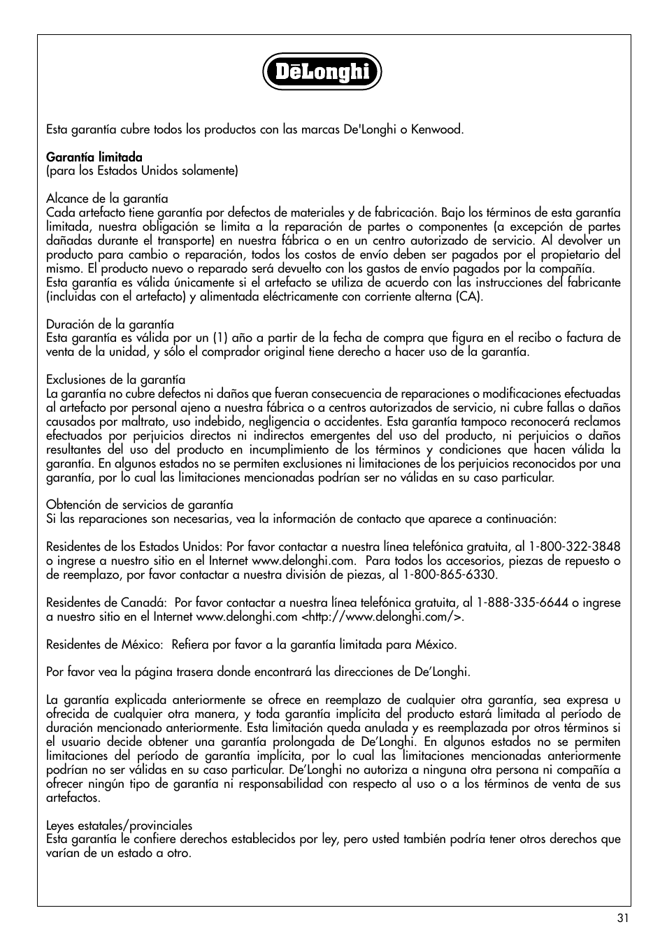 DeLonghi BCO120T User Manual | Page 22 / 41