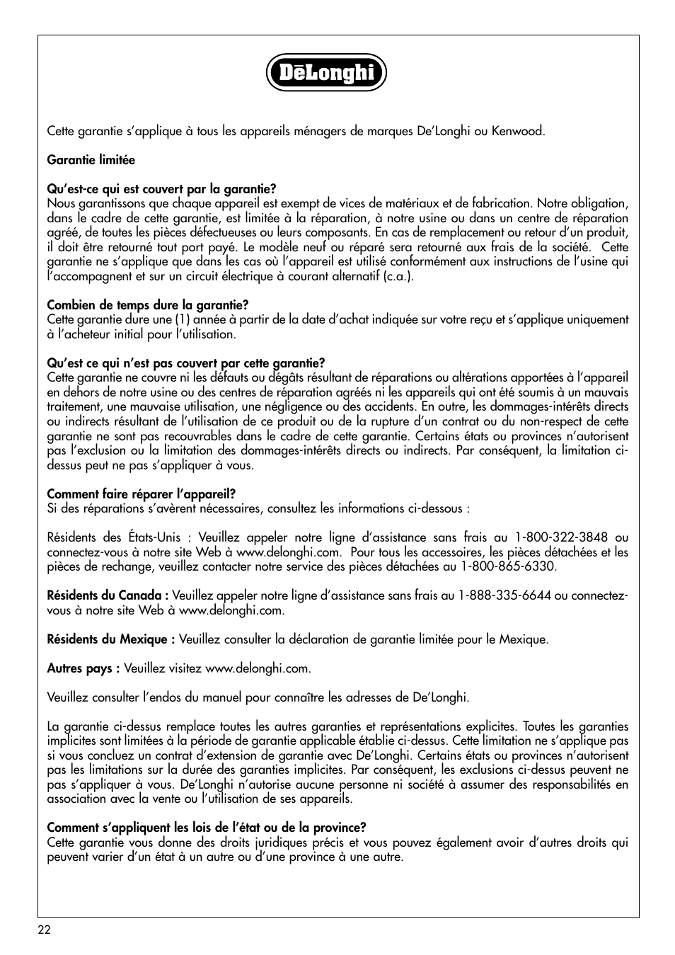 DeLonghi BCO120T User Manual | Page 32 / 41
