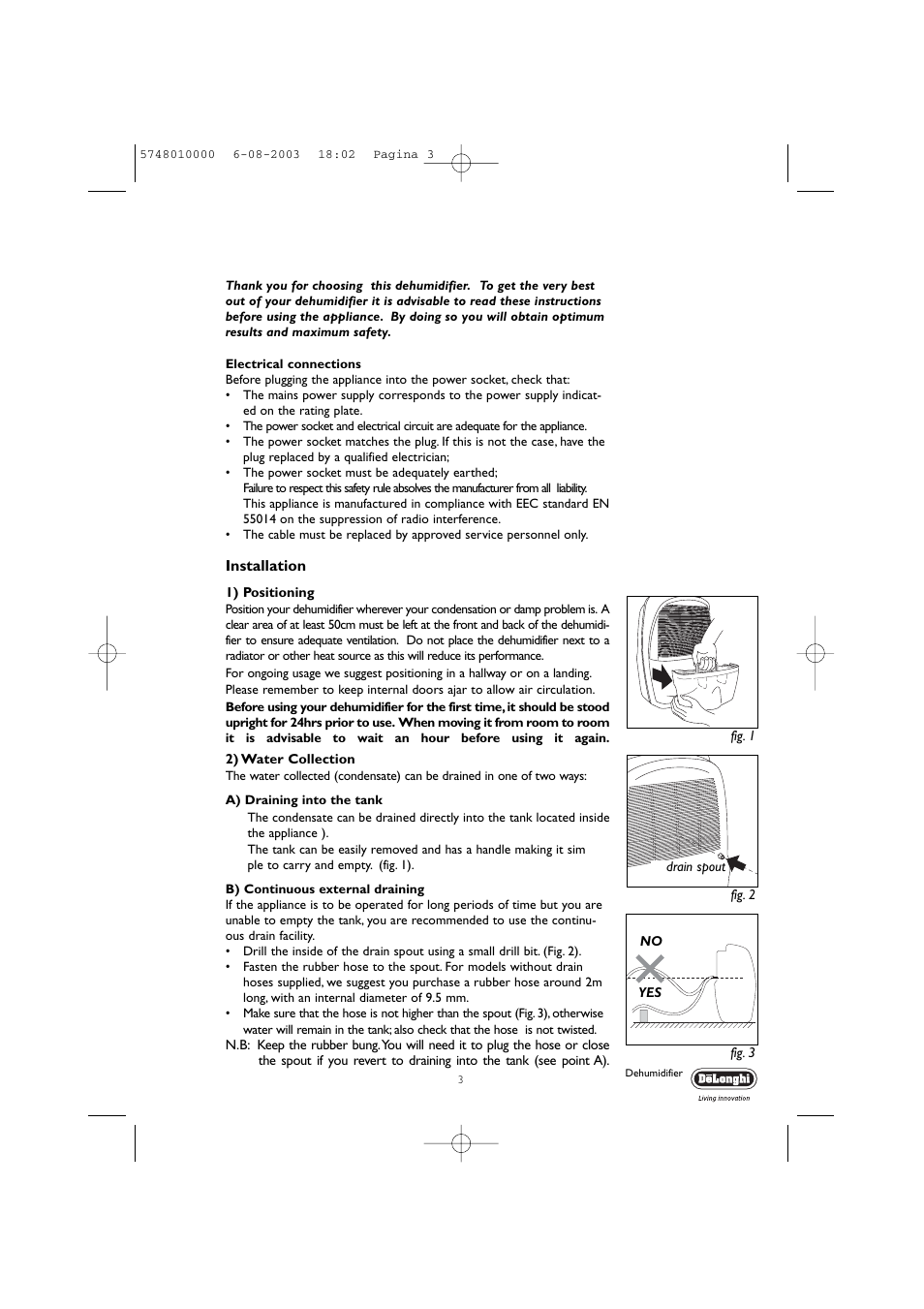 DeLonghi DEC 21 User Manual | Page 3 / 12