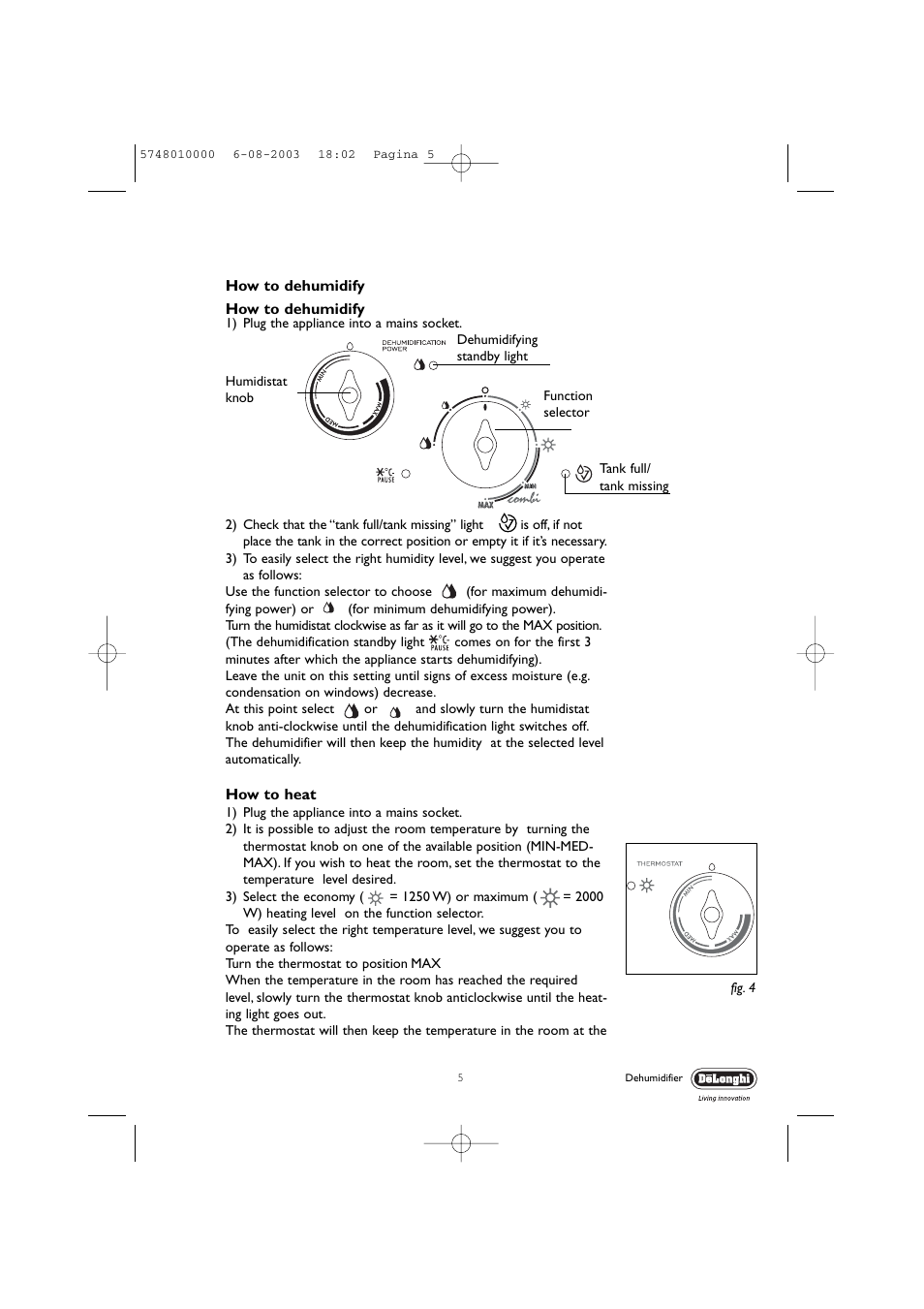 DeLonghi DEC 21 User Manual | Page 5 / 12