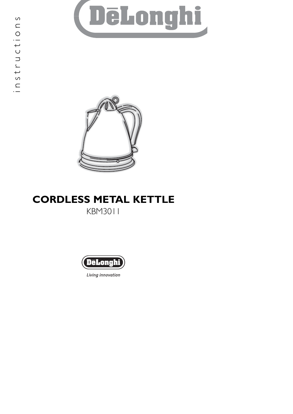 DeLonghi KBM3011 User Manual | 9 pages