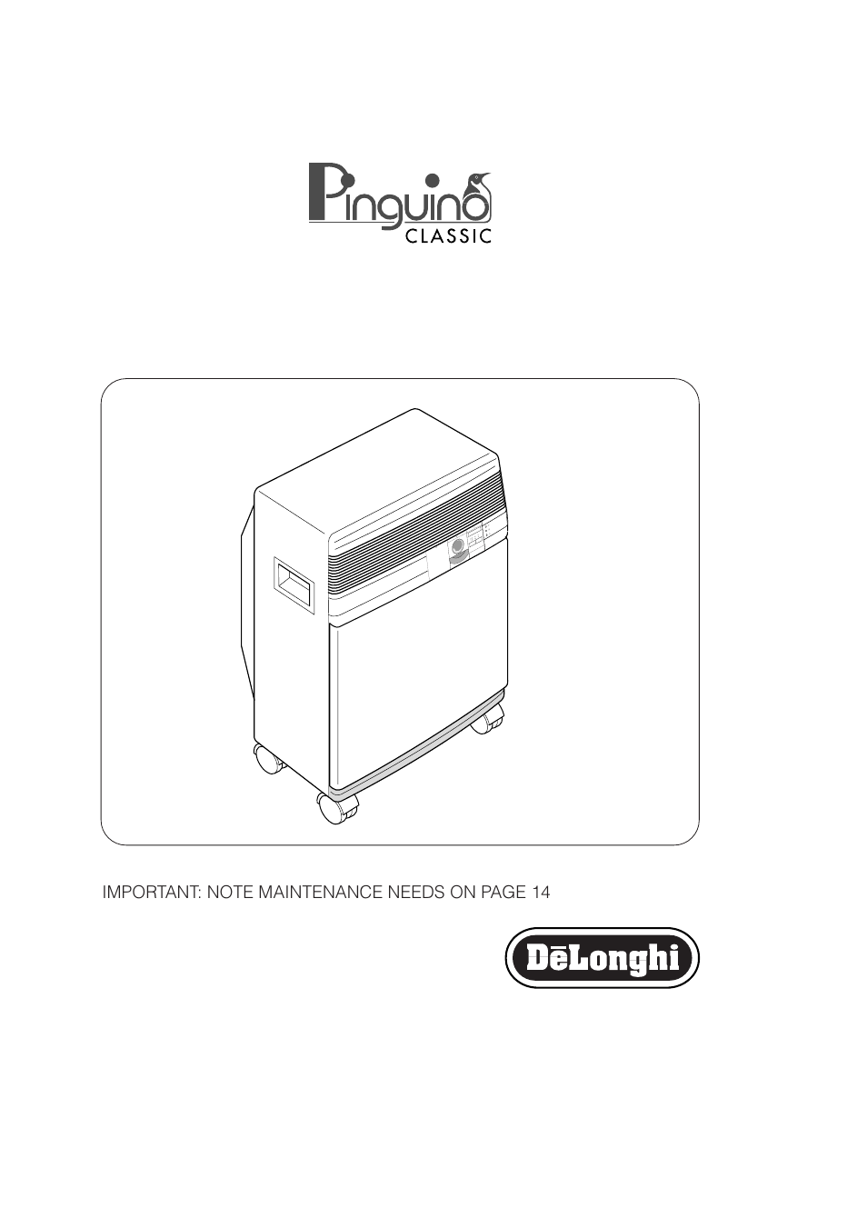 DeLonghi Pinguino PAC 250 U User Manual | 15 pages