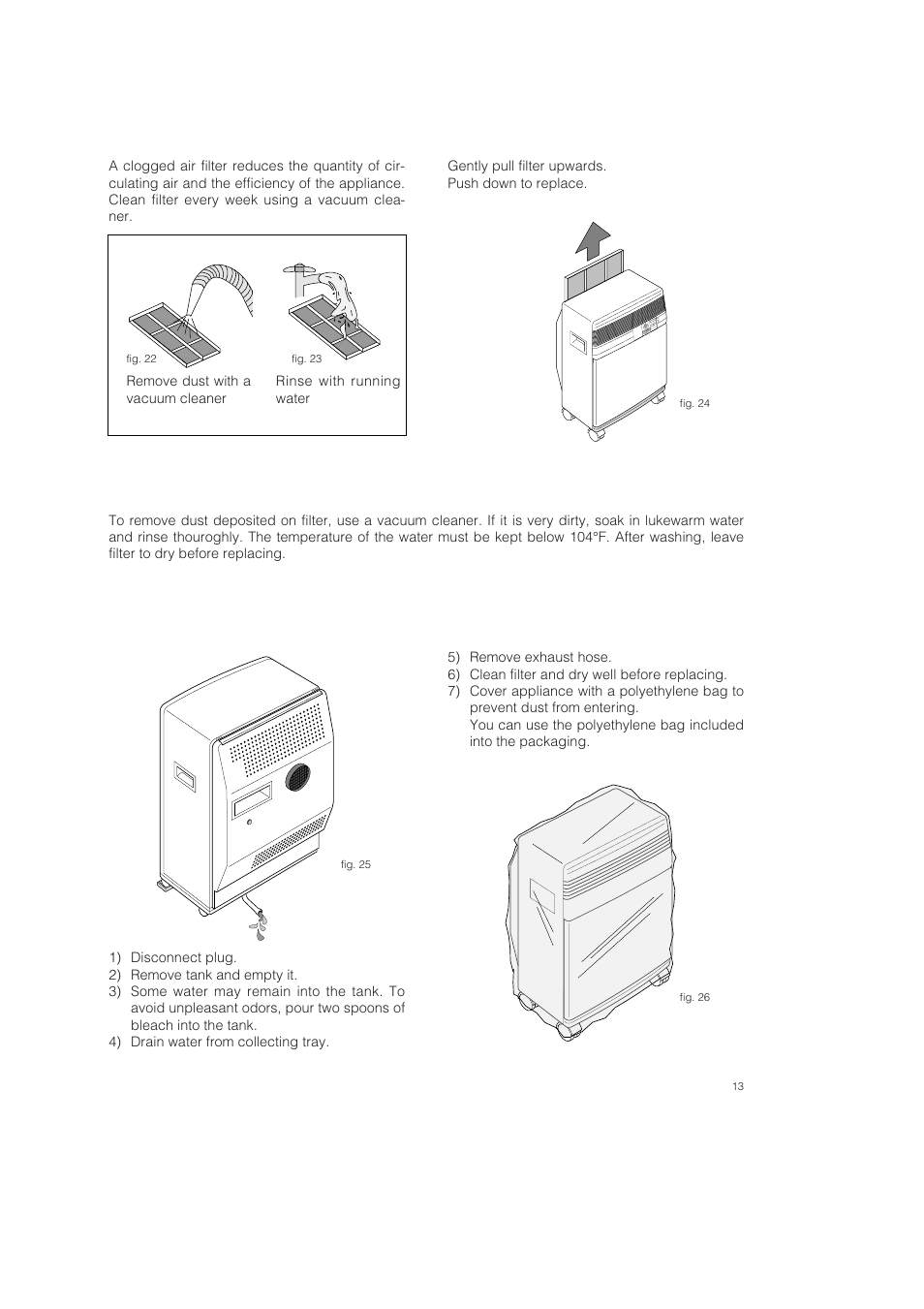 DeLonghi Pinguino PAC 250 U User Manual | Page 13 / 15