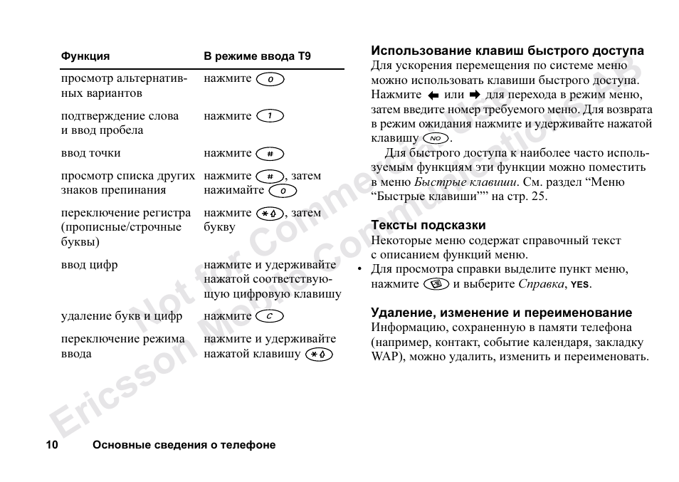 Ericsson T68m User Manual | Page 10 / 102