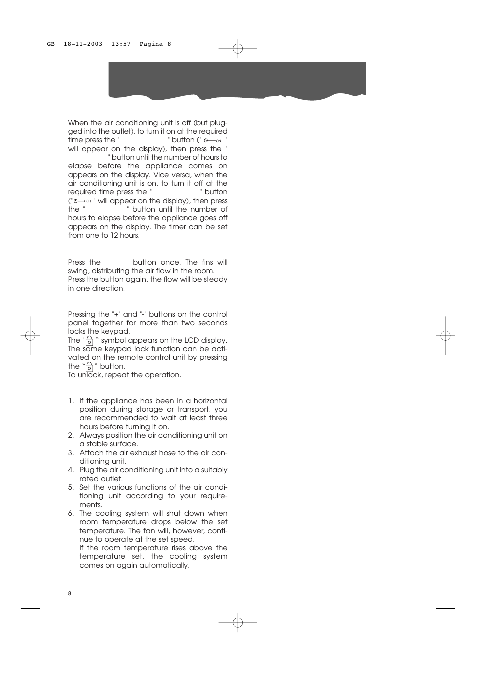 DeLonghi CF 210 User Manual | Page 8 / 14