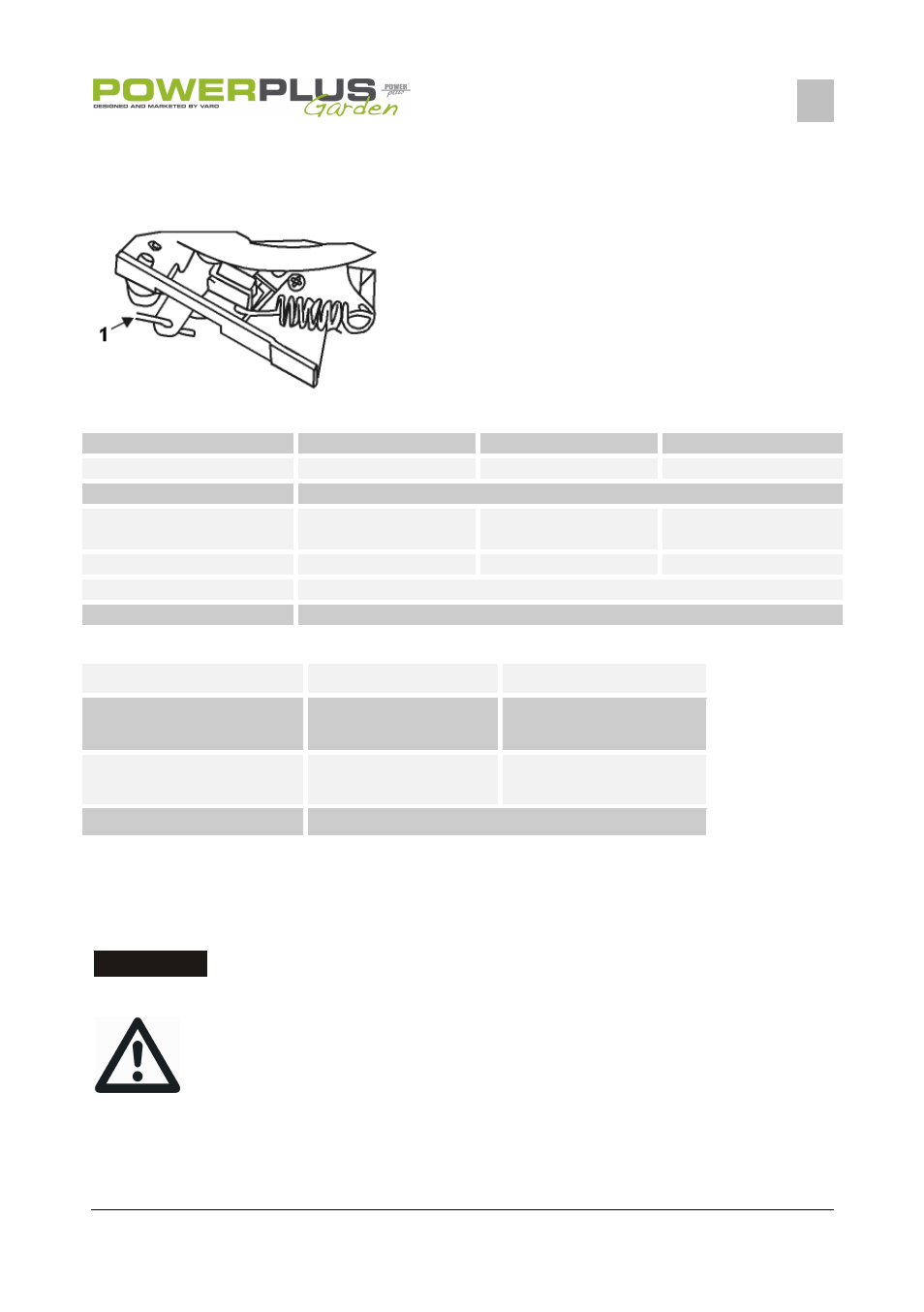 Powerplus POW63753 LAWNMOWER 118CC 400MM EN User Manual | Page 6 / 17