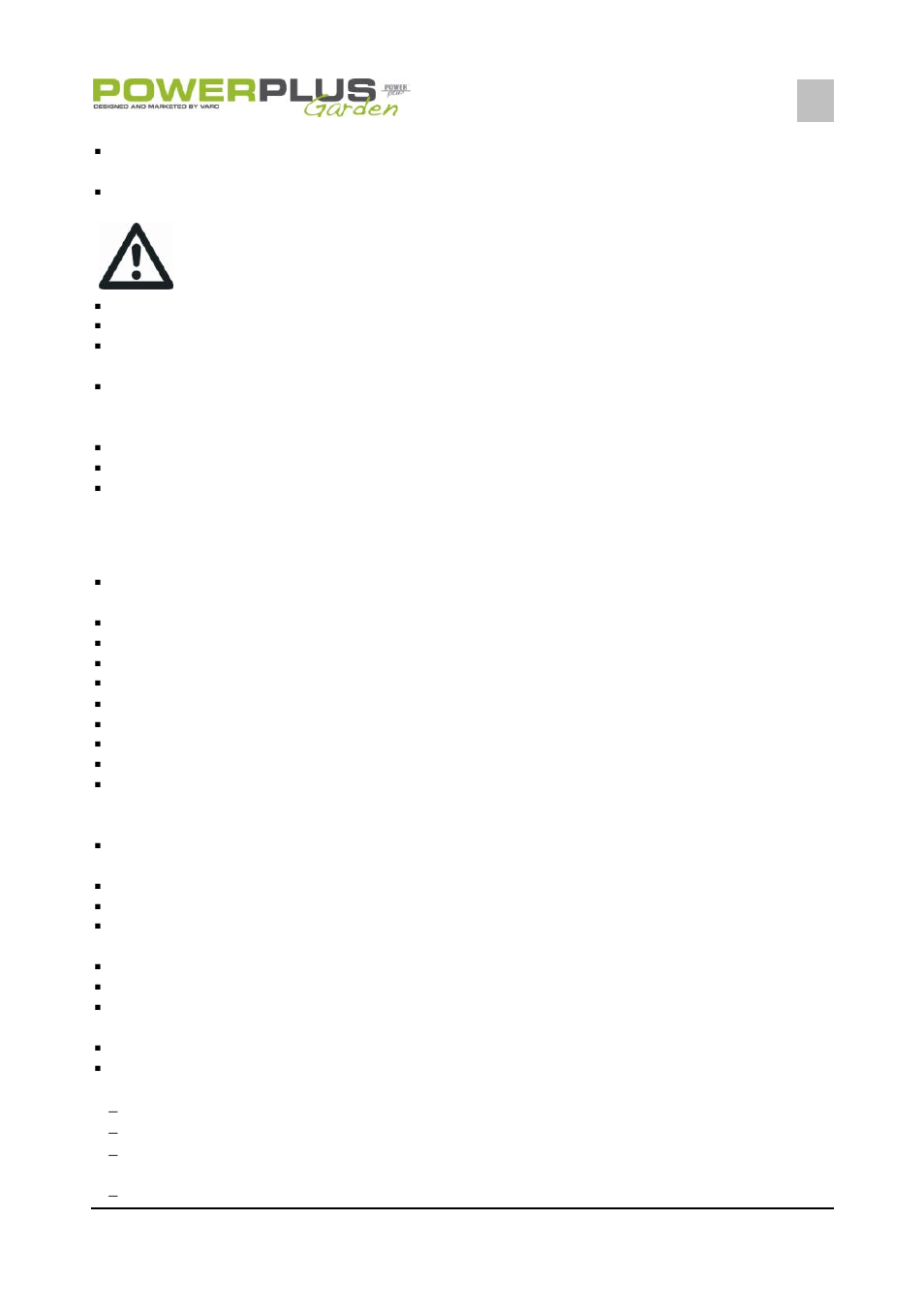 Preparation, Operation, Pow637 | Powerplus POW63753 LAWNMOWER 118CC 400MM EN User Manual | Page 5 / 18