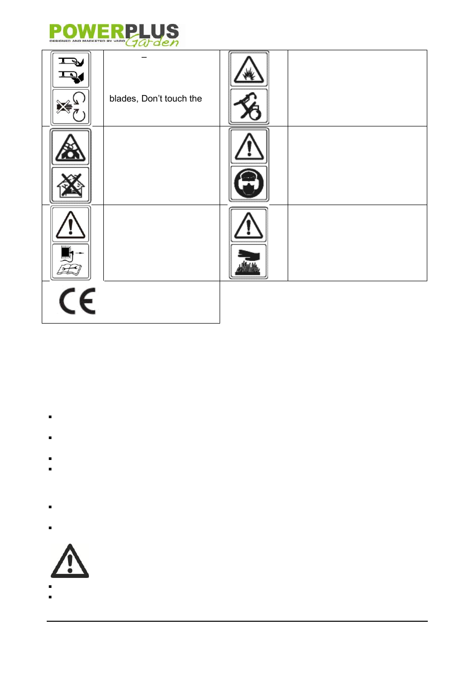 General safety rules, Training, Preparation | 5general safety rules | Powerplus POW63754 LAWNMOWER 123CC 460MM EN User Manual | Page 4 / 15