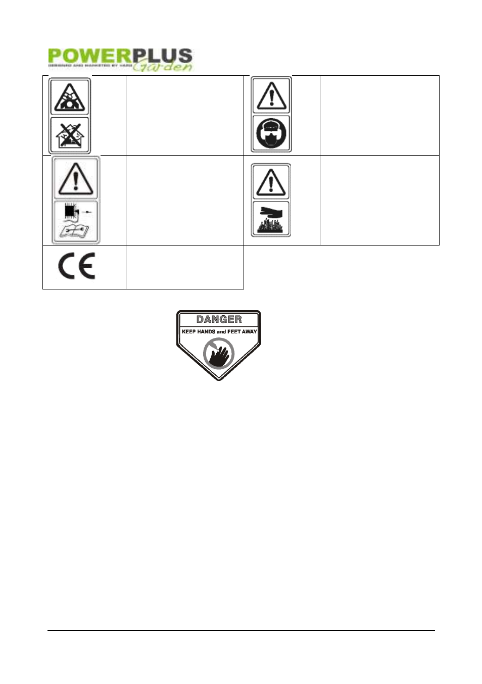 General safety rules | Powerplus POW63771 LAWNMOWER 98,5CC 410MM EN User Manual | Page 5 / 16