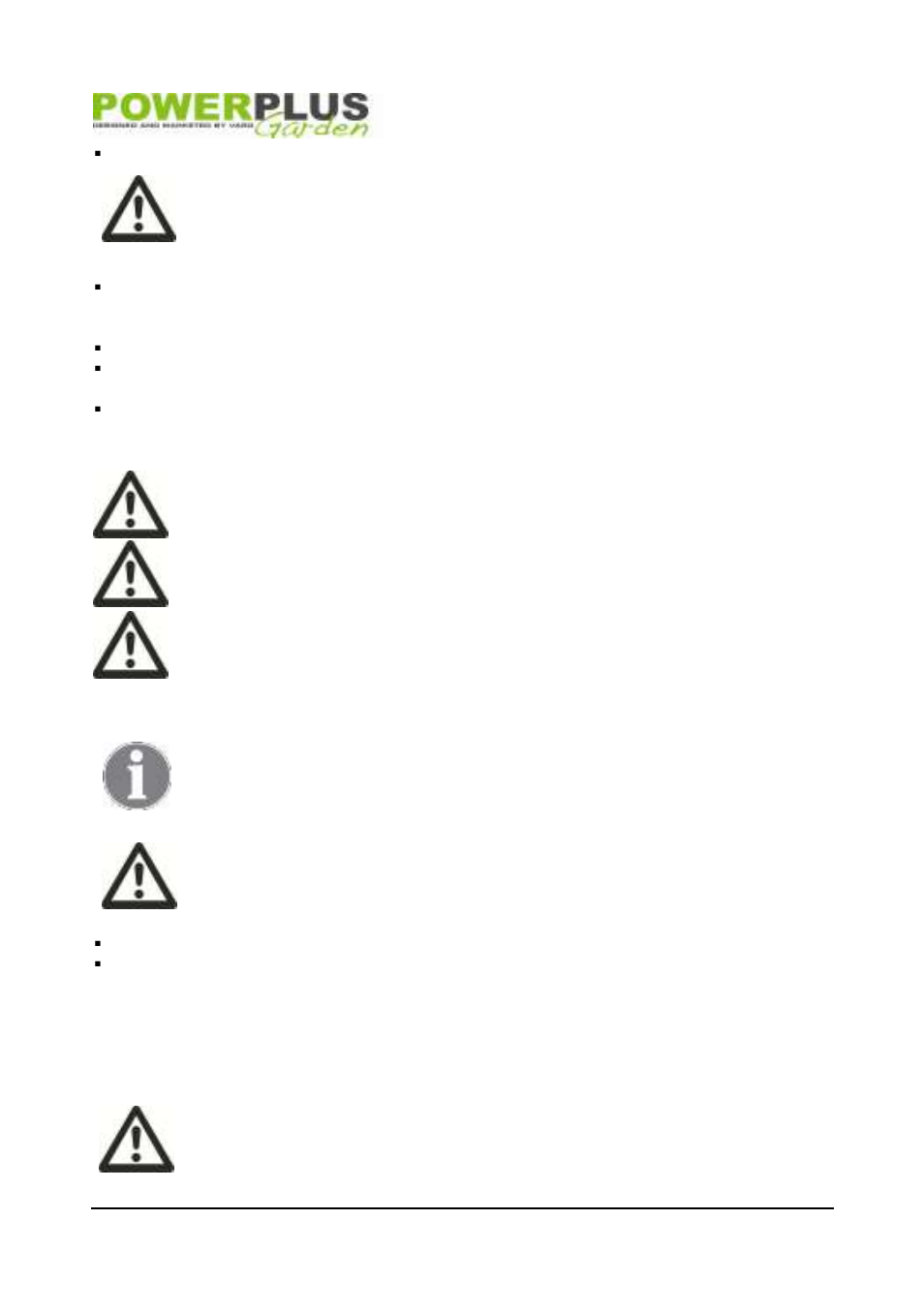 To start engine and engage blade, Operation procedures, To stop engine | Connection for auto move | Powerplus POW63771 LAWNMOWER 98,5CC 410MM EN User Manual | Page 9 / 16