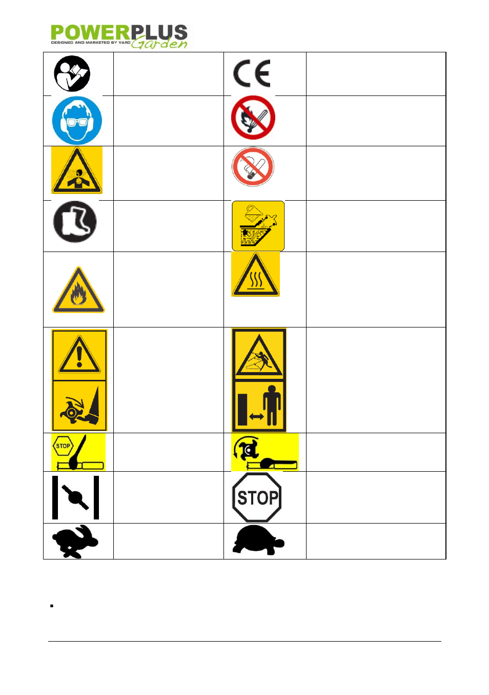Additional safety rules for cultivators | Powerplus POW6471 CULTIVATOR 140CC EN User Manual | Page 4 / 10