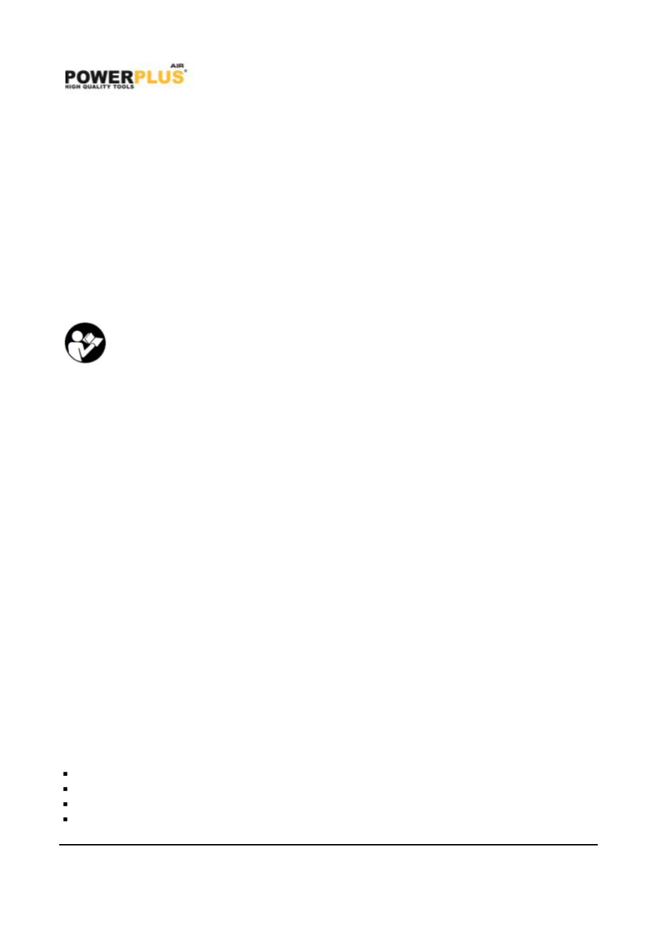 Appliance, Safety of the user, Prohibited applications | Description (fig. a), Package content list | Powerplus POWAIR0014 PNEUMATIC SANDBLASTING GUN EN User Manual | Page 3 / 12