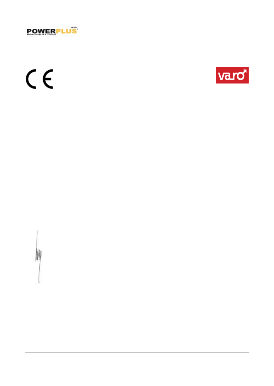 Environment, Declaration of conformity | Powerplus POWAIR0805 PNEUMATIC MULTI-USE TOOL EN User Manual | Page 10 / 10