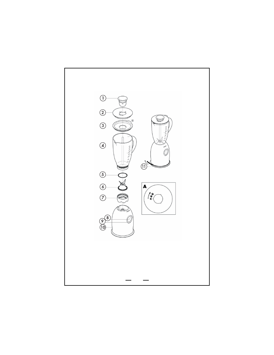 Parti del frullatore illustrazione 1 | DeLonghi DBL740 Series User Manual | Page 28 / 47