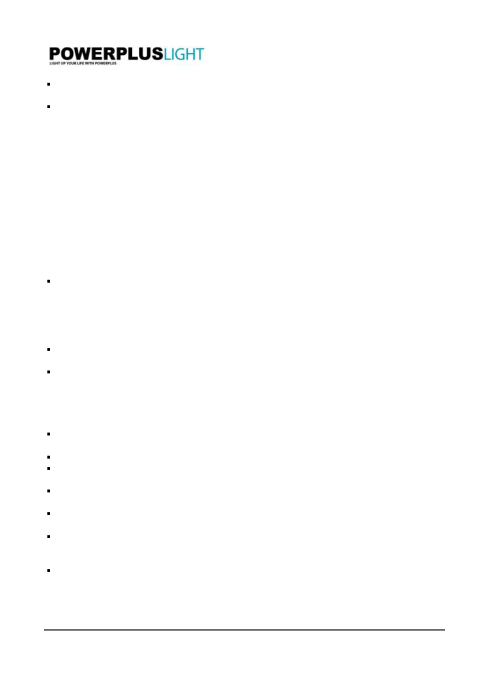 8the field of detection, 9possible problems | Powerplus POWLI211 LED FLOODLIGHT 3W +S ENSOR EN User Manual | Page 3 / 4